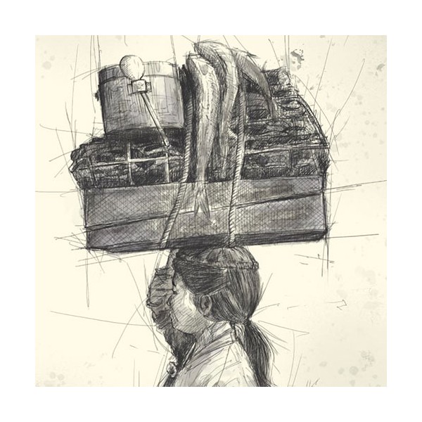 엽서(속초옛풍경 드로잉) 5매